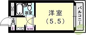 ビレッジ1  ｜ 兵庫県神戸市西区今寺4-2（賃貸マンション1R・2階・18.00㎡） その2