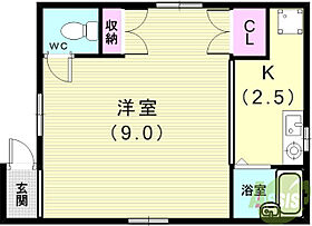 アシケンハイツ2  ｜ 兵庫県神戸市長田区本庄町8丁目（賃貸アパート1R・2階・23.97㎡） その2