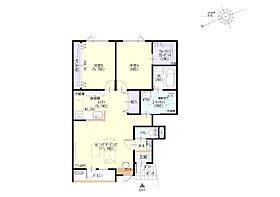 ＰＬＥＡＳＡＮＴIII(プレサントIII) 1A ｜ 北海道旭川市6条通23丁目（賃貸アパート2LDK・1階・67.28㎡） その2