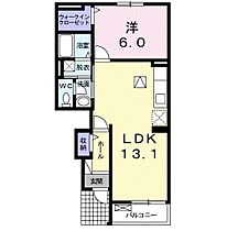 ミサキレジデンス  ｜ 茨城県神栖市深芝（賃貸アパート1LDK・1階・45.33㎡） その2