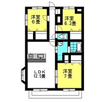 ラフォンテ・エスポワール 101 ｜ 茨城県神栖市知手中央4丁目（賃貸マンション3LDK・1階・74.02㎡） その2