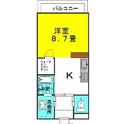 間取図画像 ワンルーム