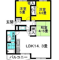 テラーサ・希 3LDKの間取図画像