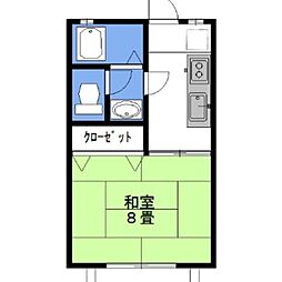 ラフォンテ・ノヴァWEST 1Kの間取図画像