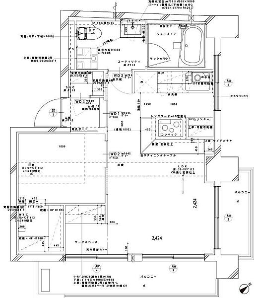 間取りを拡大表示