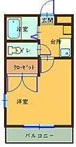 パーシモン 205 ｜ 埼玉県熊谷市籠原南2丁目（賃貸アパート1K・2階・23.18㎡） その2