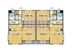 エクセレンス2 2LDKの間取図画像