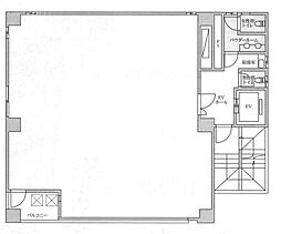 里村ビル ワンルームの間取図画像