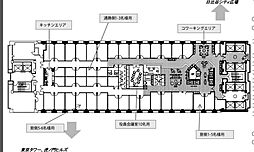 日比谷セントラルビル ワンルームの間取図画像