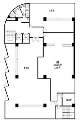 早川トナカイビル ワンルームの間取図画像