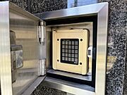 エントランス時間外はセキュリティー操作が必要です