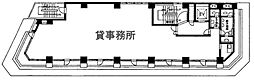 森友第1ビル ワンルームの間取図画像