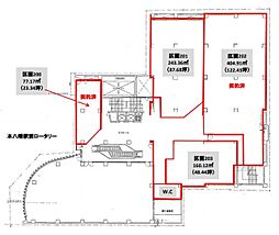 八幡ハタビル ワンルームの間取図画像