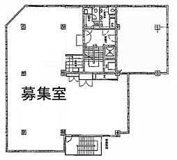 新々会館日本橋ビル ワンルームの間取図画像