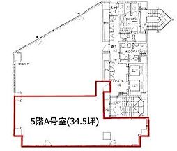 東宝江戸川橋ビル ワンルームの間取図画像