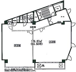 京王駅前ビル ワンルームの間取図画像