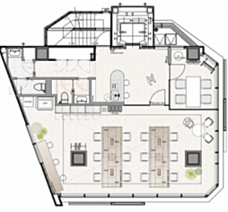SHIFTNOGIZAKA ワンルームの間取図画像