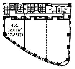 ルネパルティーレ汐留 4階/401