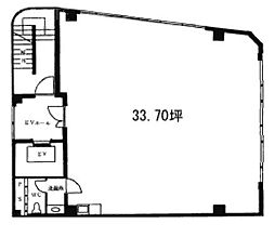 小松ビル ワンルームの間取図画像