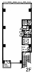 芝浦中村ビル ワンルームの間取図画像