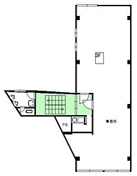 桂昇茅場町ビル ワンルームの間取図画像