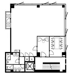 クレス不動産神田ビル ワンルームの間取図画像