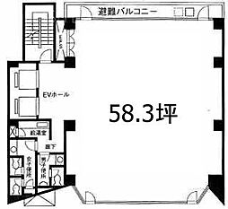 東日本橋槇町ビル ワンルームの間取図画像
