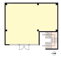 バルビゾン32 ワンルームの間取図画像