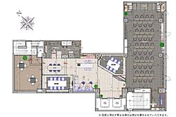 +SHIFTTSUKIJI ワンルームの間取図画像