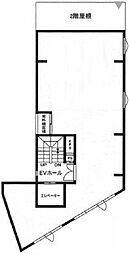 トーソービルNo.3 ワンルームの間取図画像