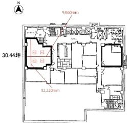 日本教育会館 ワンルームの間取図画像