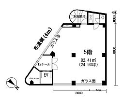 小川町KSビル ワンルームの間取図画像