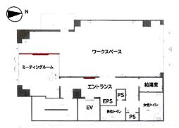 日宝秋葉原ビル ワンルームの間取図画像