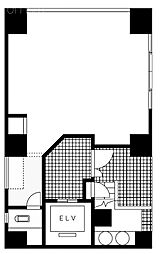 高野ビル ワンルームの間取図画像