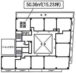 TK関内プラザ ワンルームの間取図画像