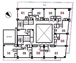 TK関内プラザ ワンルームの間取図画像