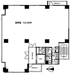 目白LKビル ワンルームの間取図画像