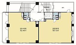 大河原ビル ワンルームの間取図画像