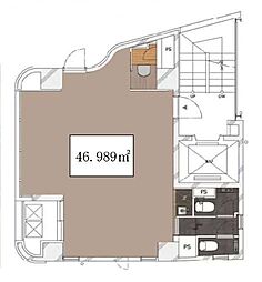 gran+GINZA-EAST ワンルームの間取図画像