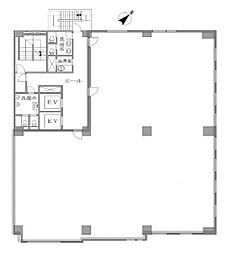 ツインヒルズ茗荷谷 ワンルームの間取図画像