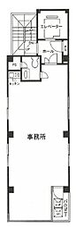 K.Kビル ワンルームの間取図画像
