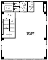 高山ビル ワンルームの間取図画像