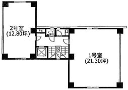 第一丸善ビル ワンルームの間取図画像
