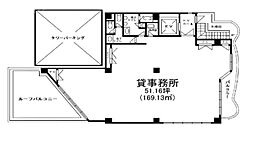アスミビル ワンルームの間取図画像