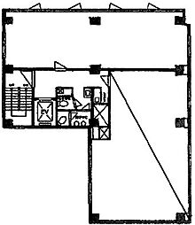 千代田ビル ワンルームの間取図画像
