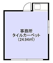 欧文ビル ワンルームの間取図画像