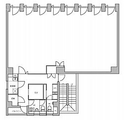 船井ビル ワンルームの間取図画像