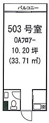 東京セントラル表参道 ワンルームの間取図画像