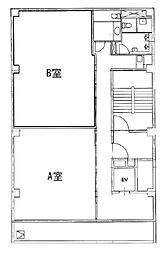 日本橋三洋ビル ワンルームの間取図画像