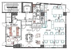 Biz-ark芝大門 ワンルームの間取図画像